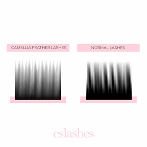 camellia lashes vs normal lashes
