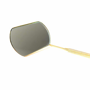 Large Eyelash Extension Mirror Gold