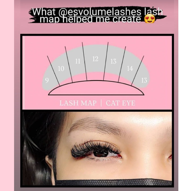 eslashes lash map eye styling 