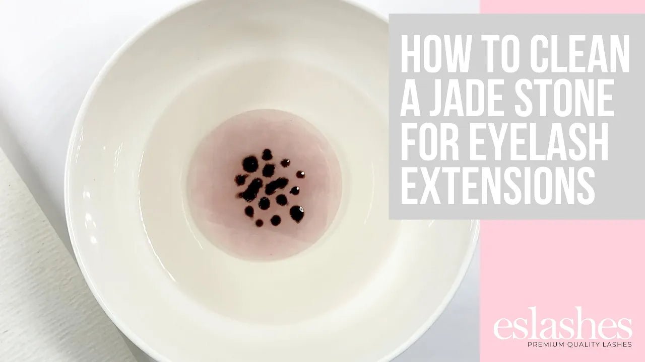 How to Clean a Jade Stone for Eyelash Extension Glue: Effective Methods and Tips - eslashes