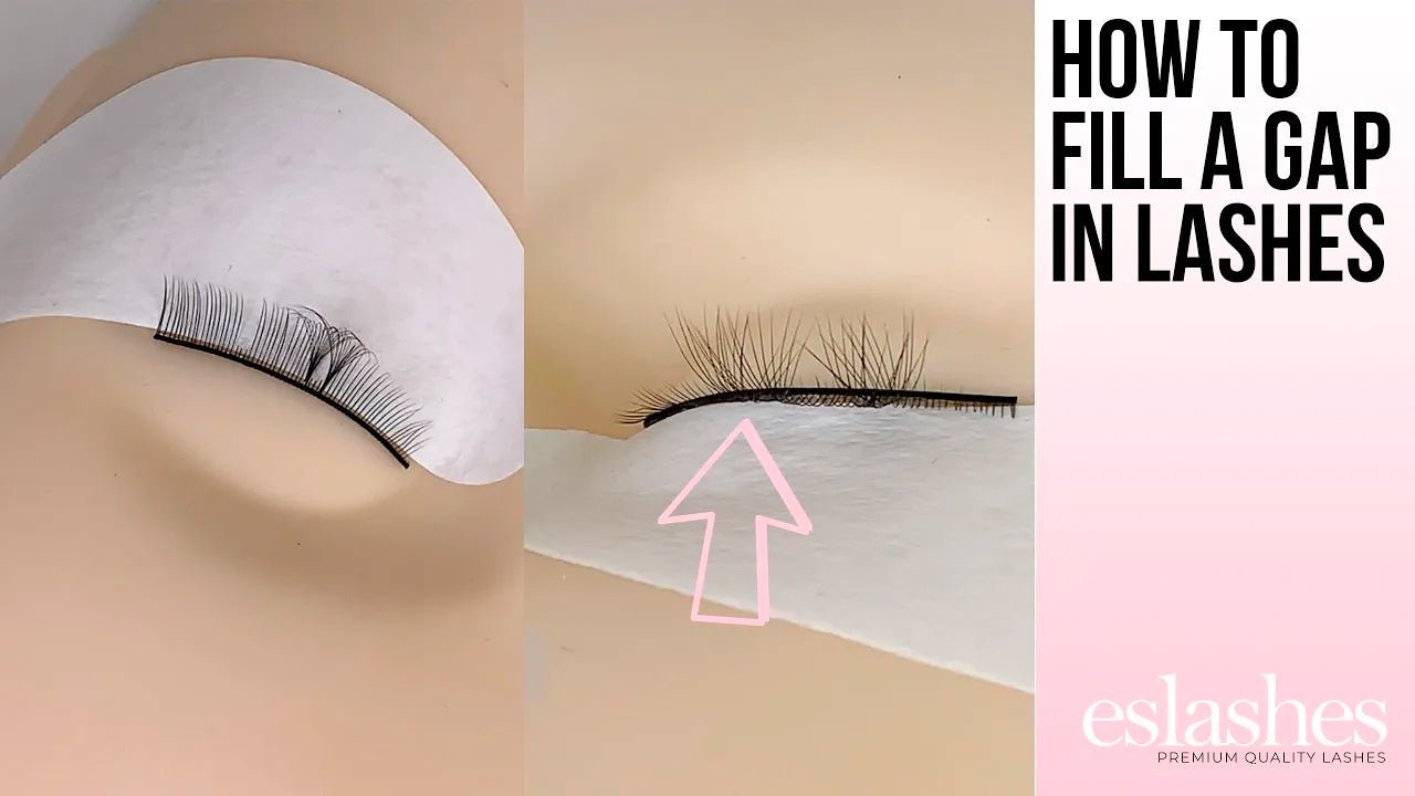 How To Fill A Gap In The Lashes For Eyelash Extensions Step By Step Guide - eslashes