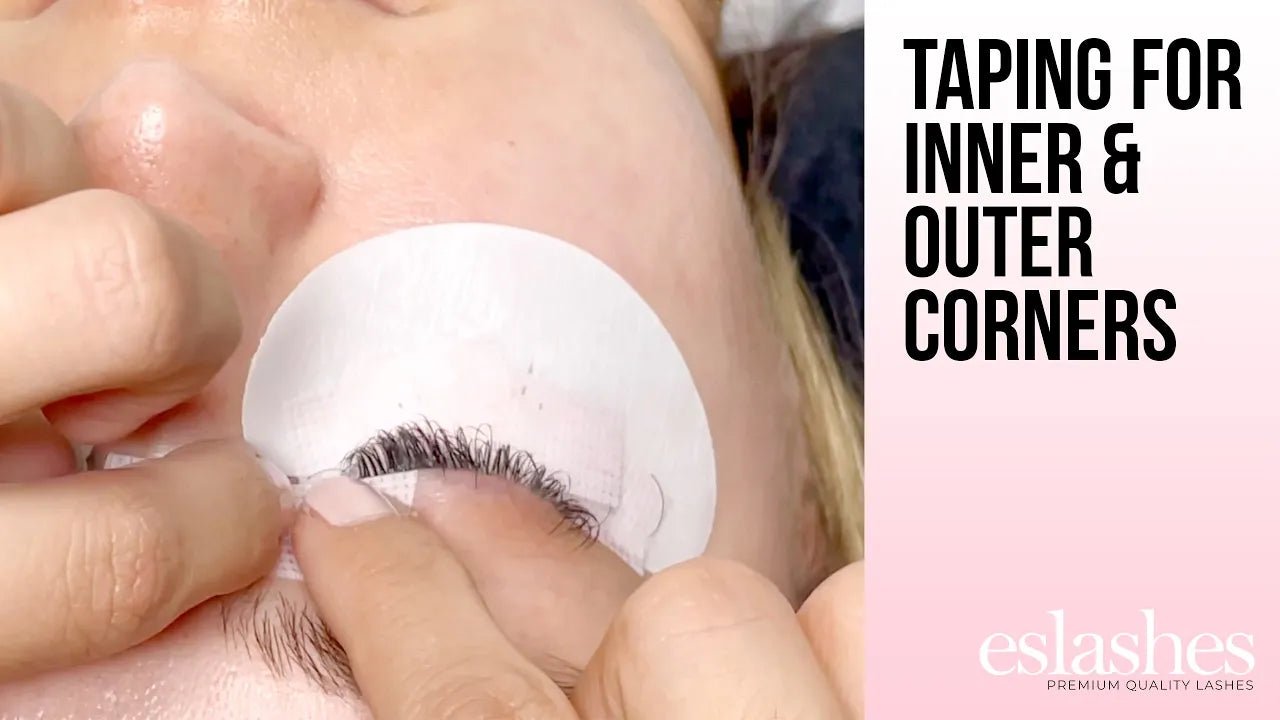 Mastering the Art of Taping for Inner and Outer Corner Lashes - eslashes