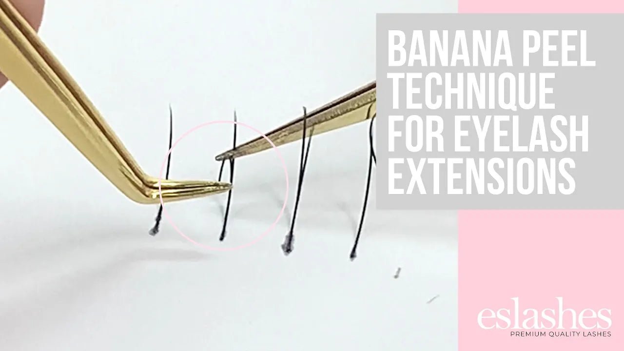 Mastering the Banana Peel Technique for Effortless Eyelash Extension Removal - eslashes